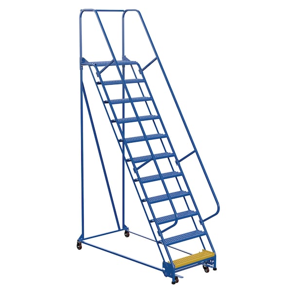 Vestil 156 H Steel PW Ladder, Grip Strut, 12 Step, 12 Steps LAD-PW-26-12-G - main